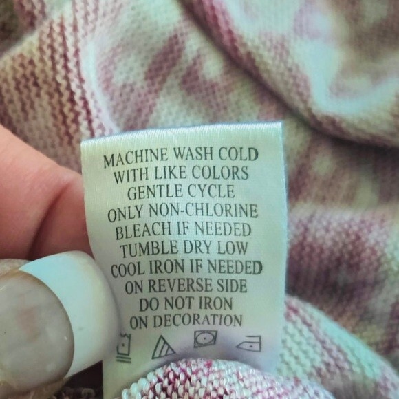 Almost Famous 3/4 Drop Shoulder Sleeve White Lace Shoulders Ruched Side Sz Large - Picture 7 of 9